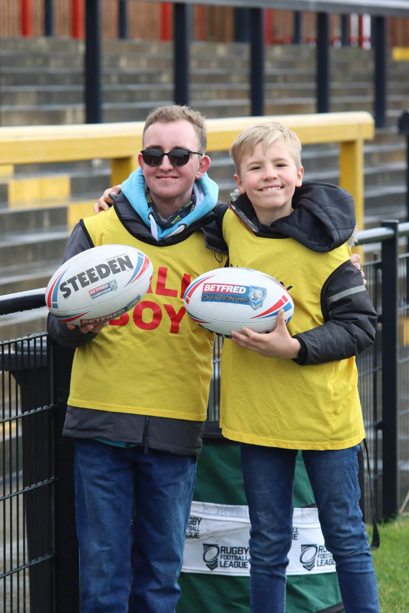 Dewsbury supporters - Starting them young - Tom Fyns boys